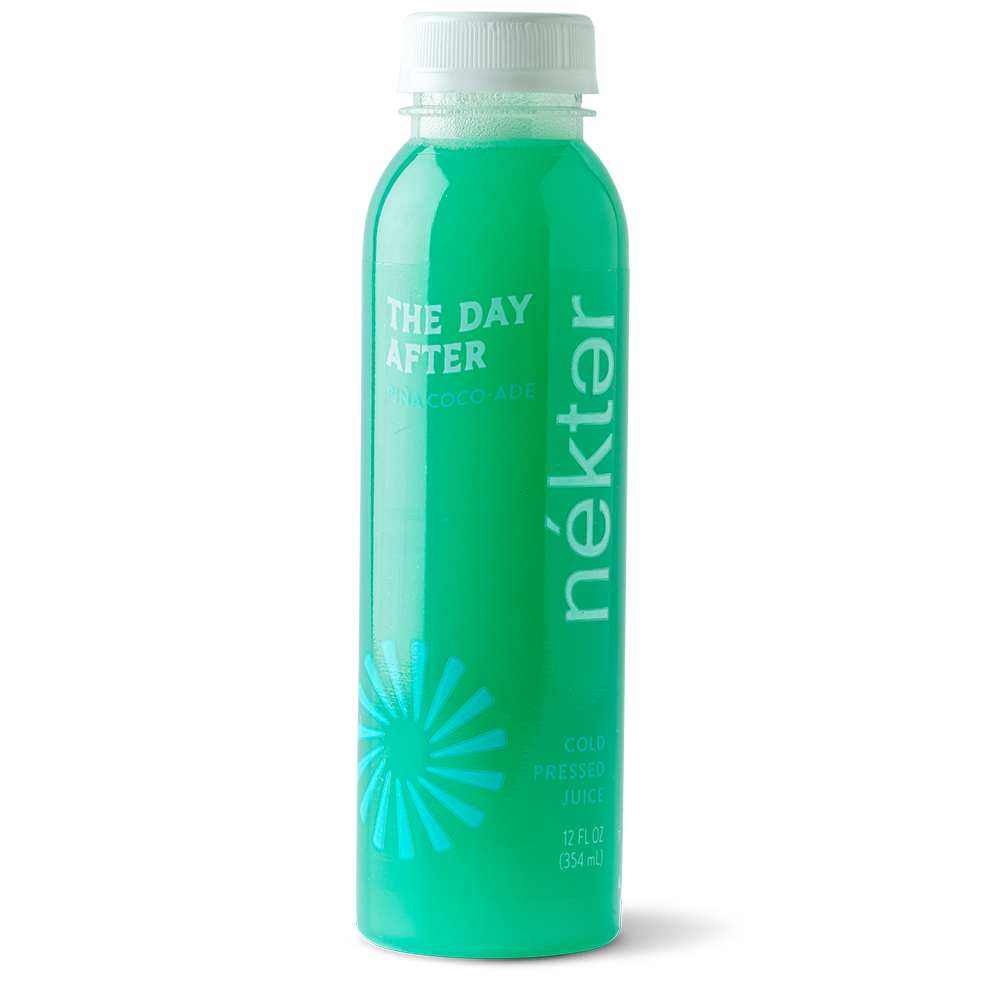 The Day after Pina Coco Aide juice in a bottle
