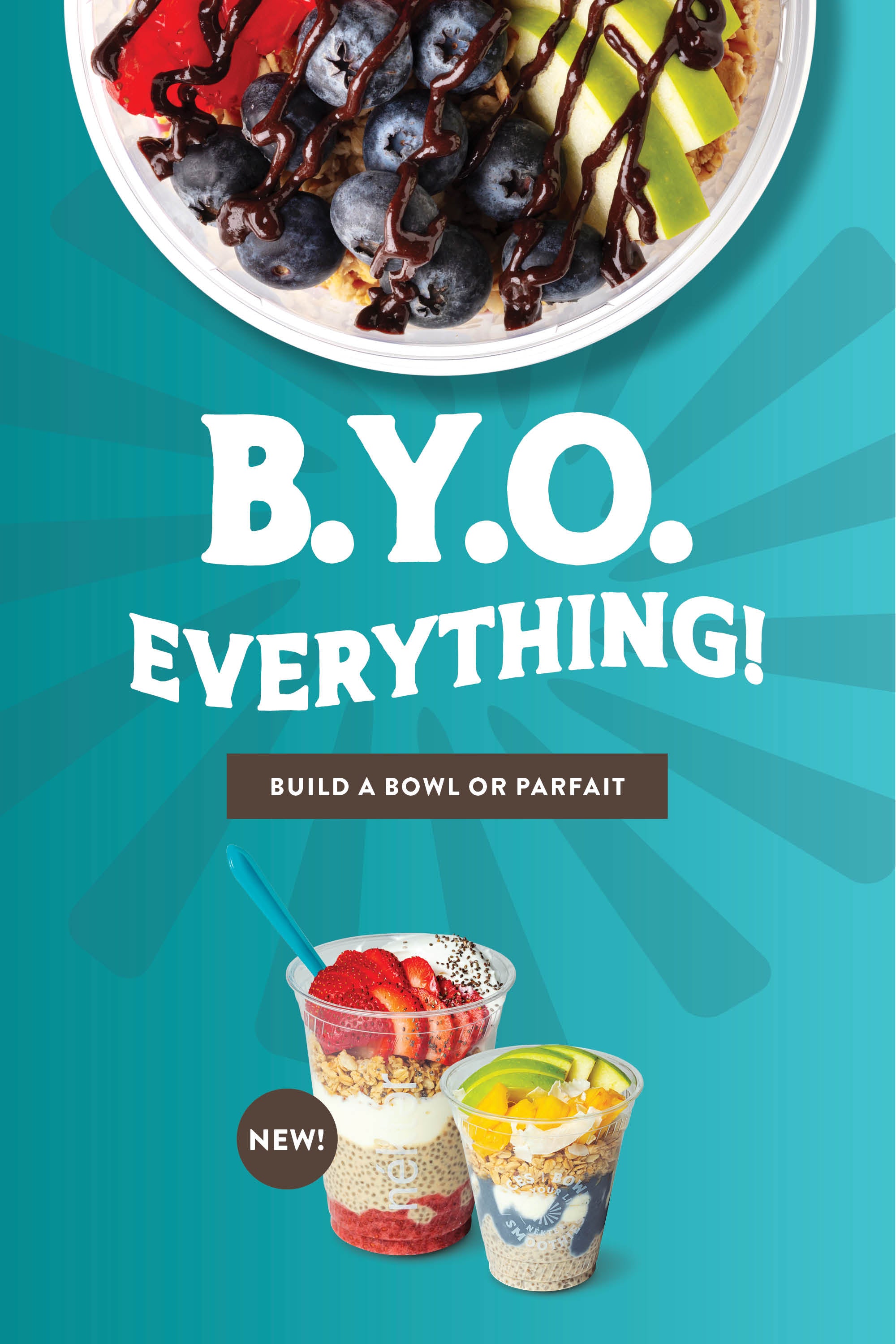 build your own bowl and parfait 