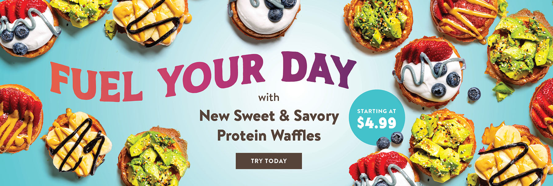 Fuel your day with protein waffles