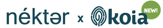 Logo of néktár and koia with a green dot indicating 'NEW'.