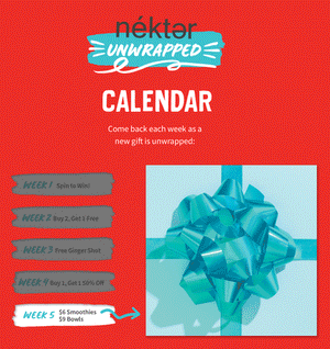 nekter unwrapped week 6 smoothie and bowl discounts